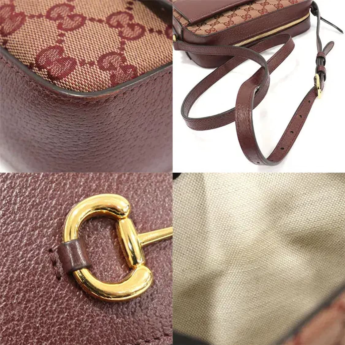 구찌 645454 자가드 홀스빗 1955 스몰 숄더백 EP64738GU 상품이미지6