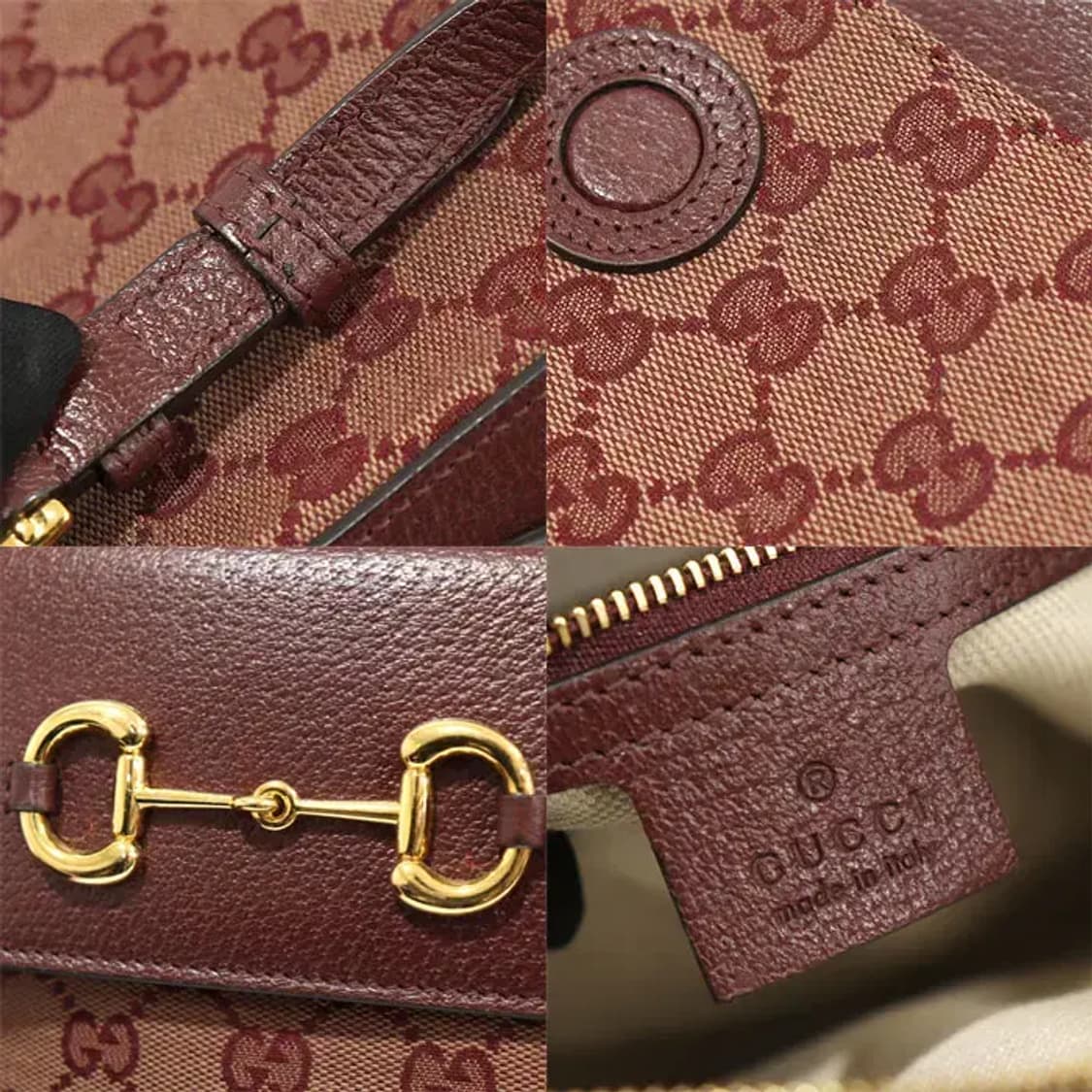 구찌 645454 자가드 홀스빗 1955 스몰 숄더백 EP64738GU 상품이미지7