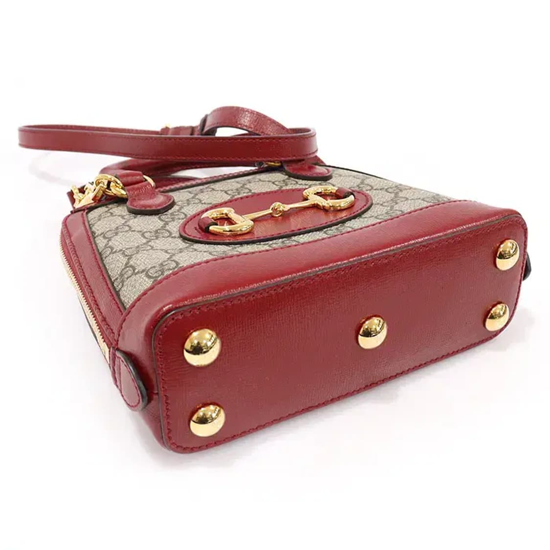 구찌 640716 캔버스 홀스빗 1955 미니 탑 핸들 EP43268GU 상품이미지5