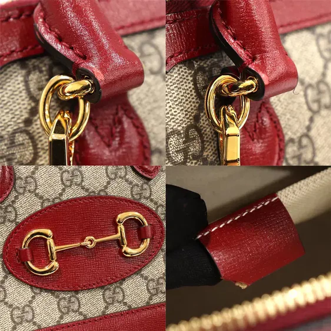 구찌 640716 캔버스 홀스빗 1955 미니 탑 핸들 EP43268GU 상품이미지7