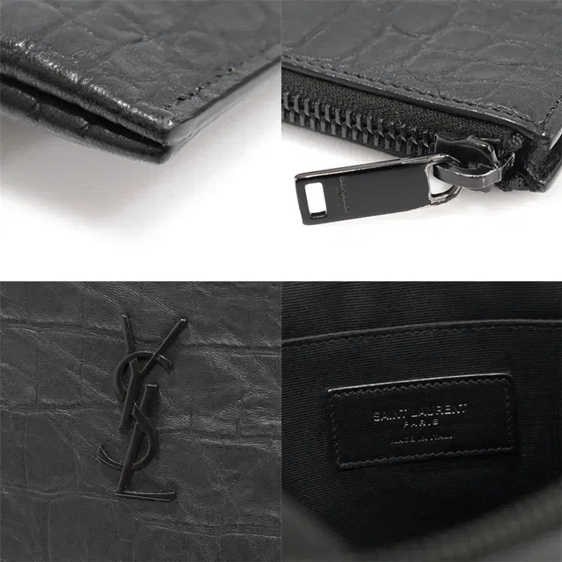 생로랑 453249 크로커다일 패턴 파우치 클러치 CO37389YSL 상품이미지7