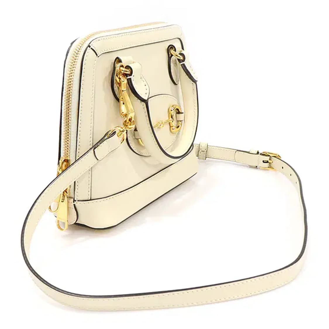 구찌 640716 화이트 홀스빗 1955 미니 탑 핸들 EP75381GU 상품이미지3