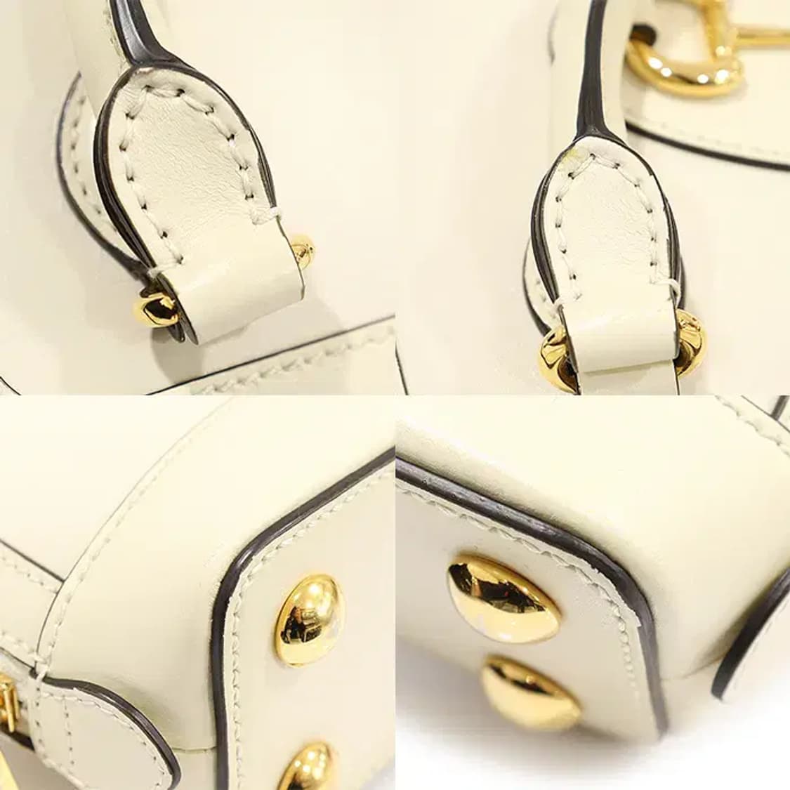 구찌 640716 화이트 홀스빗 1955 미니 탑 핸들 EP75381GU 상품이미지5