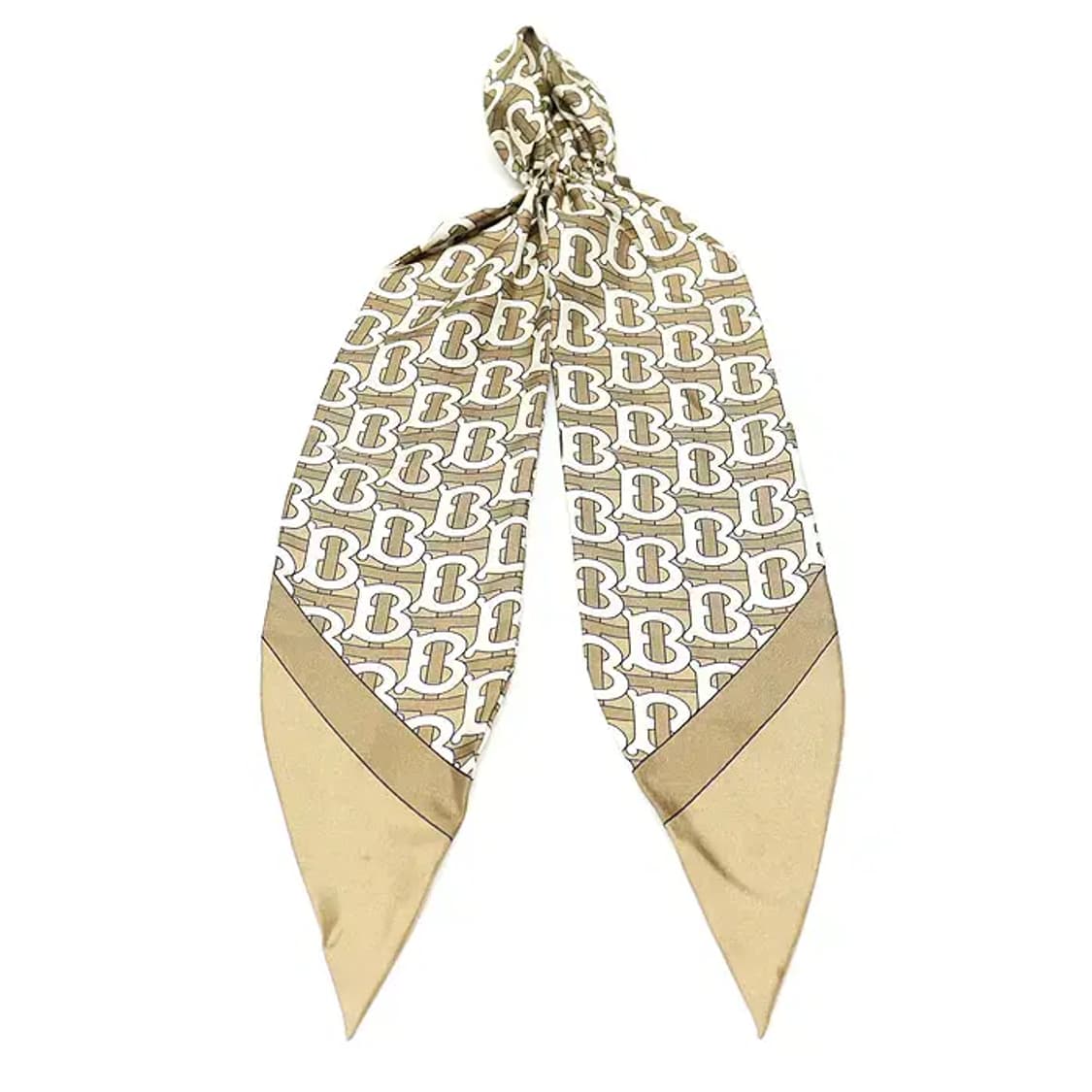 버버리 80111141 100% 실크 모노그램 헤어 스카프 98057BU 상품이미지2