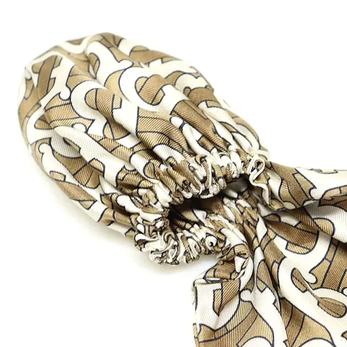 버버리 80111141 100% 실크 모노그램 헤어 스카프 98057BU 상품이미지4