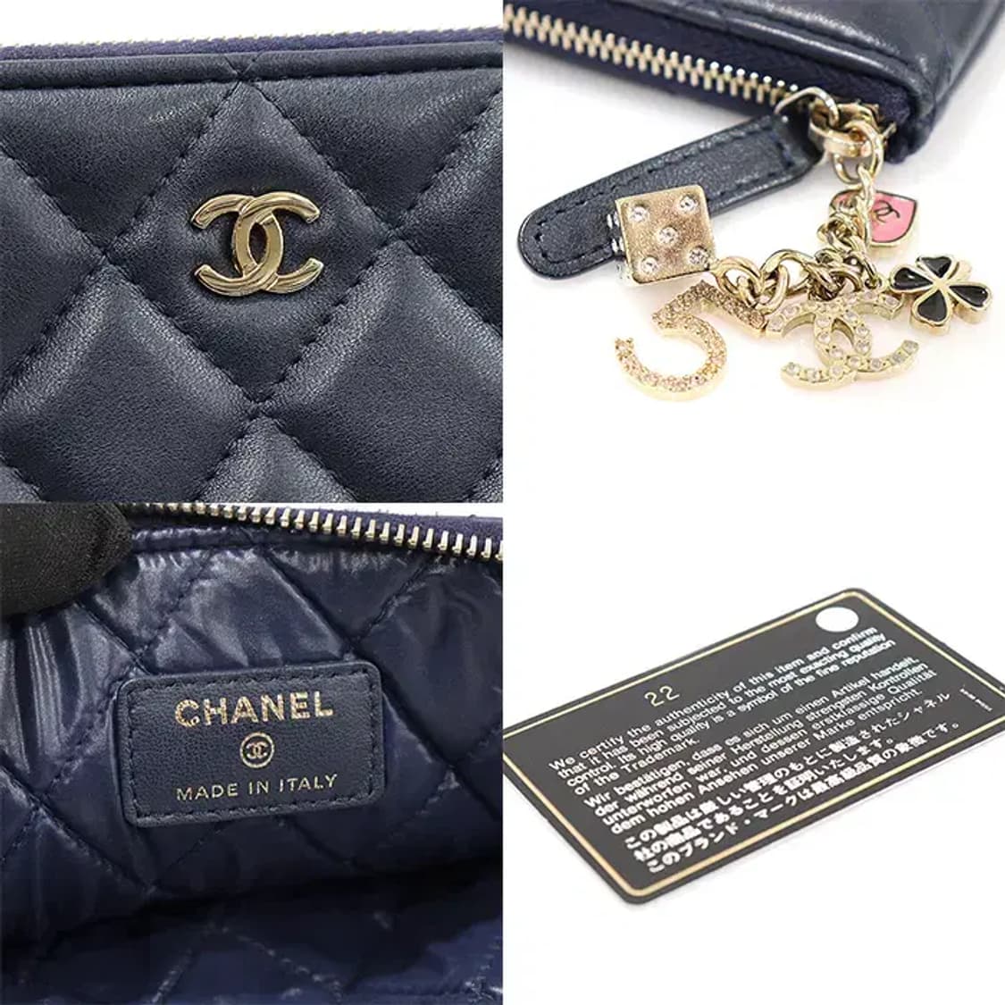 샤넬 A82415 램스킨 클래식 참 장식 뉴미듐 클러치 EP46972CH 상품이미지7