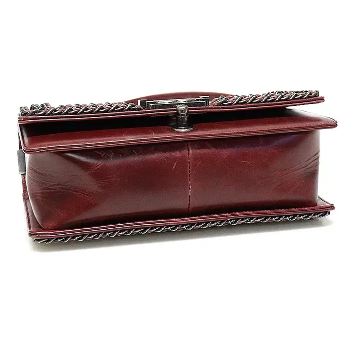 샤넬 A67086 버건디 보이 샤넬 미듐 플랩 숄더백 EP89012CH 상품이미지5