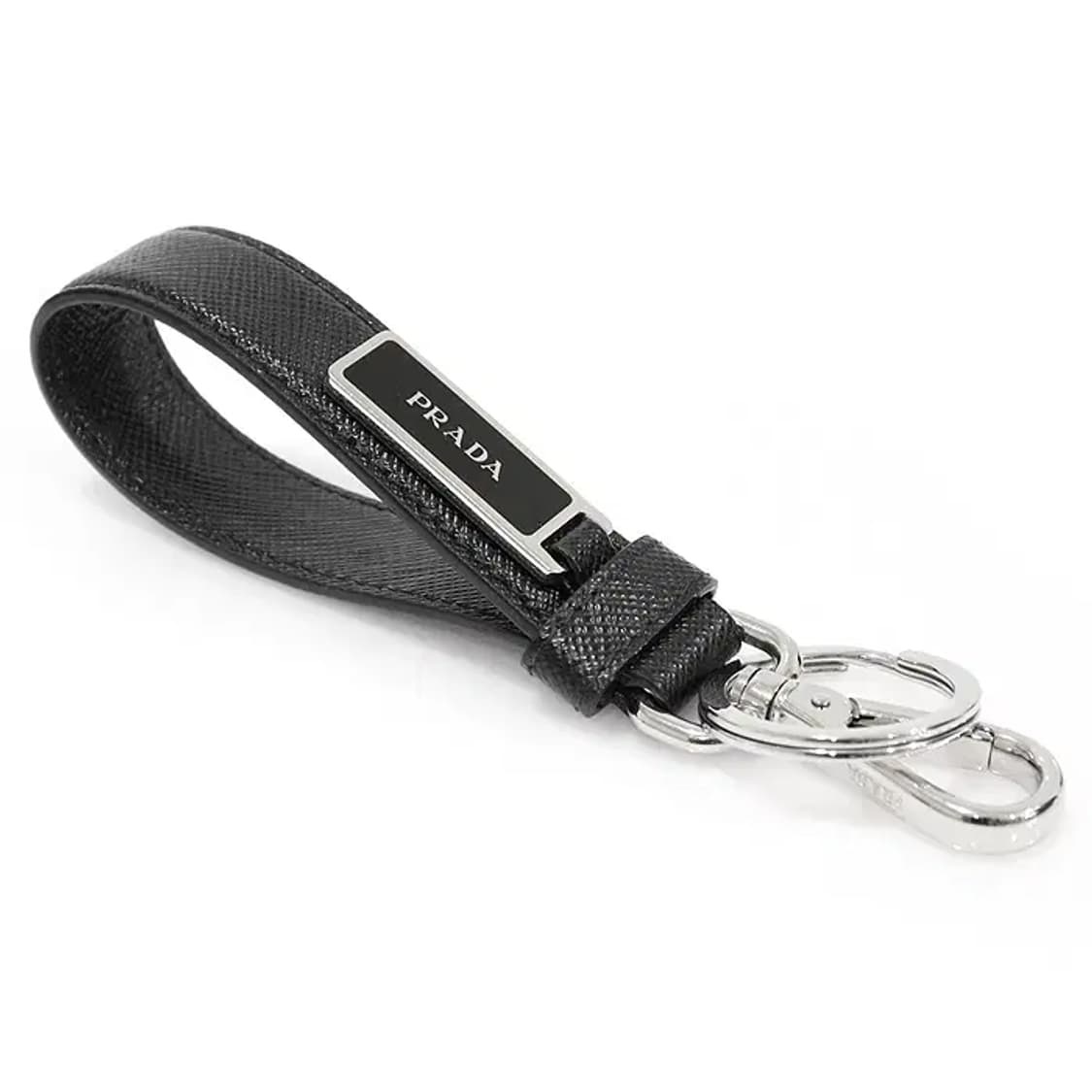 프라다 2PP709 블랙 사피아노 로고 키체인 키홀더 CO25733PR 상품이미지1