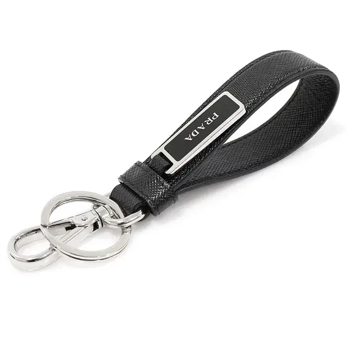프라다 2PP709 블랙 사피아노 로고 키체인 키홀더 CO25733PR 상품이미지4