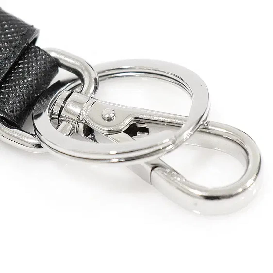 프라다 2PP709 블랙 사피아노 로고 키체인 키홀더 CO25733PR 상품이미지5