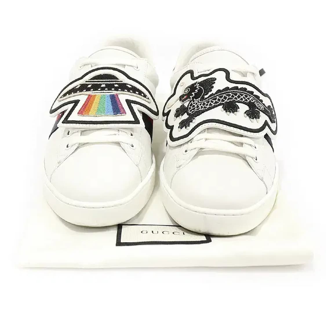 구찌 478191 드래곤 패치 에이스 남성 스니커즈 CO39072GU 상품이미지2