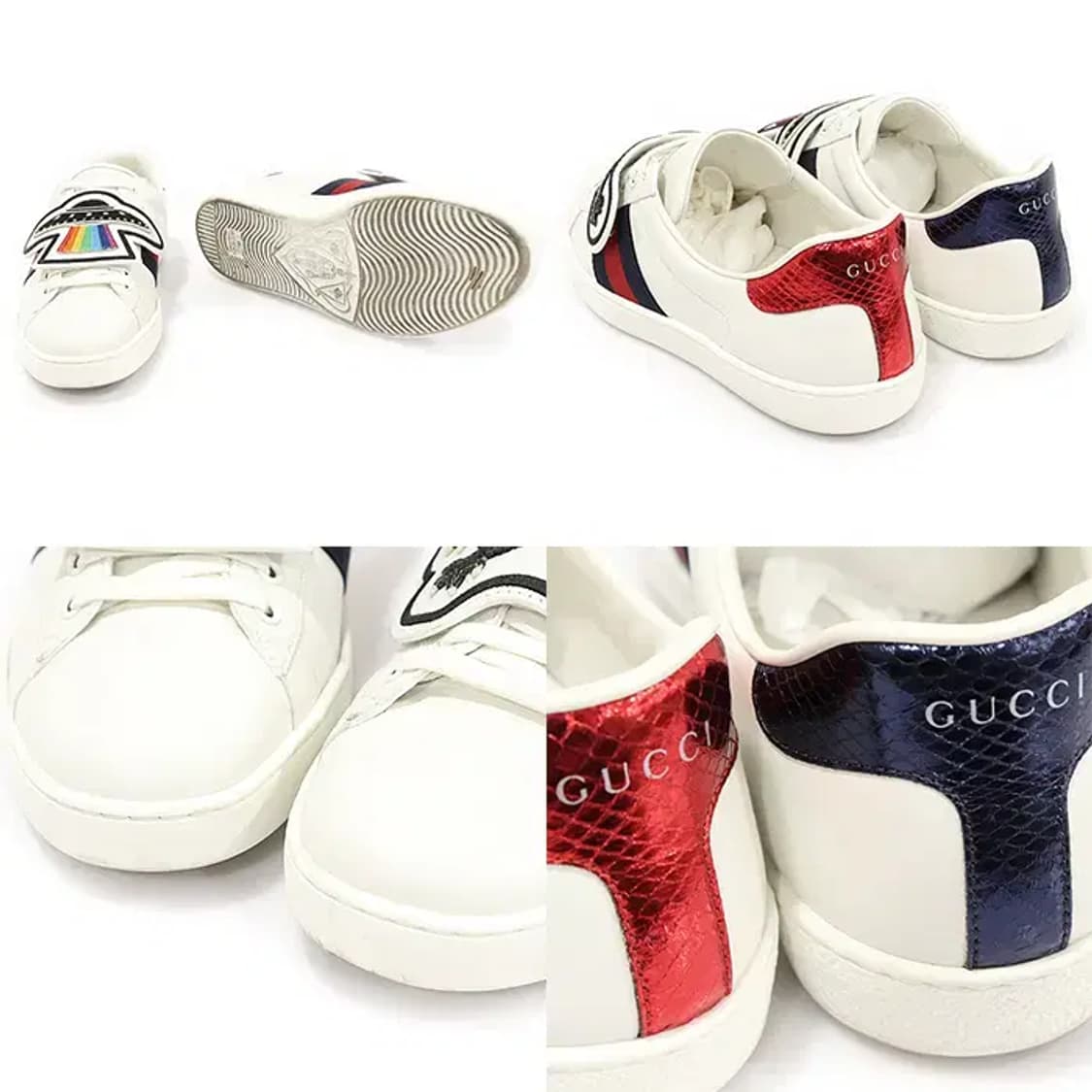 구찌 478191 드래곤 패치 에이스 남성 스니커즈 CO39072GU 상품이미지5