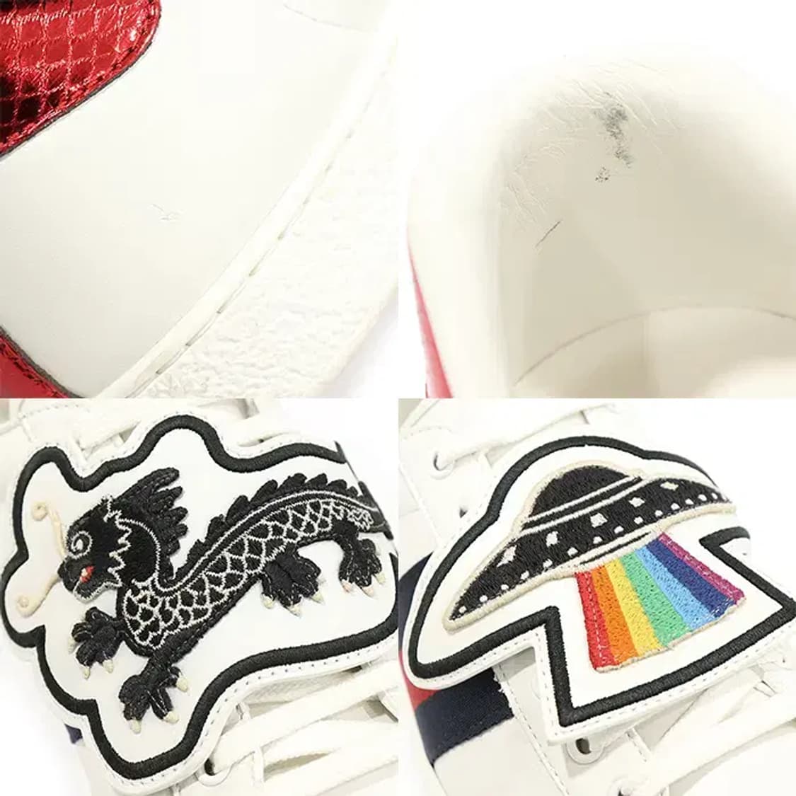 구찌 478191 드래곤 패치 에이스 남성 스니커즈 CO39072GU 상품이미지6