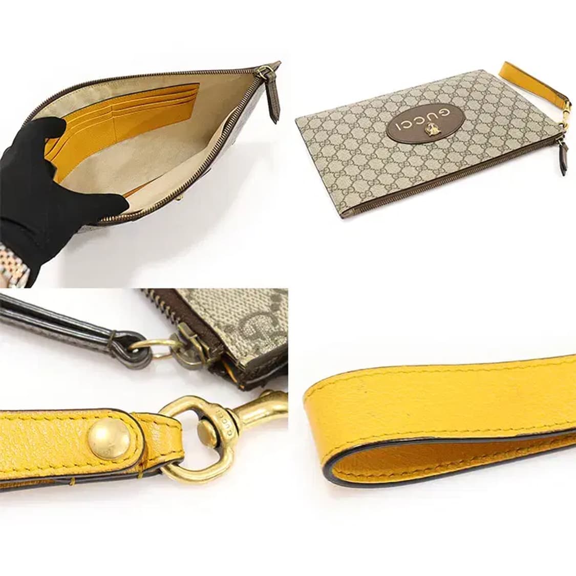 구찌 473956 네오 빈티지 스트랩 파우치 클러치 EP54607GU 상품이미지5