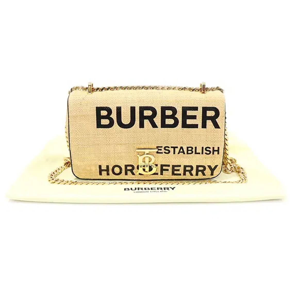 버버리 80302291 라피아 롤라 체인 숄더백 EP12919BU 상품이미지2