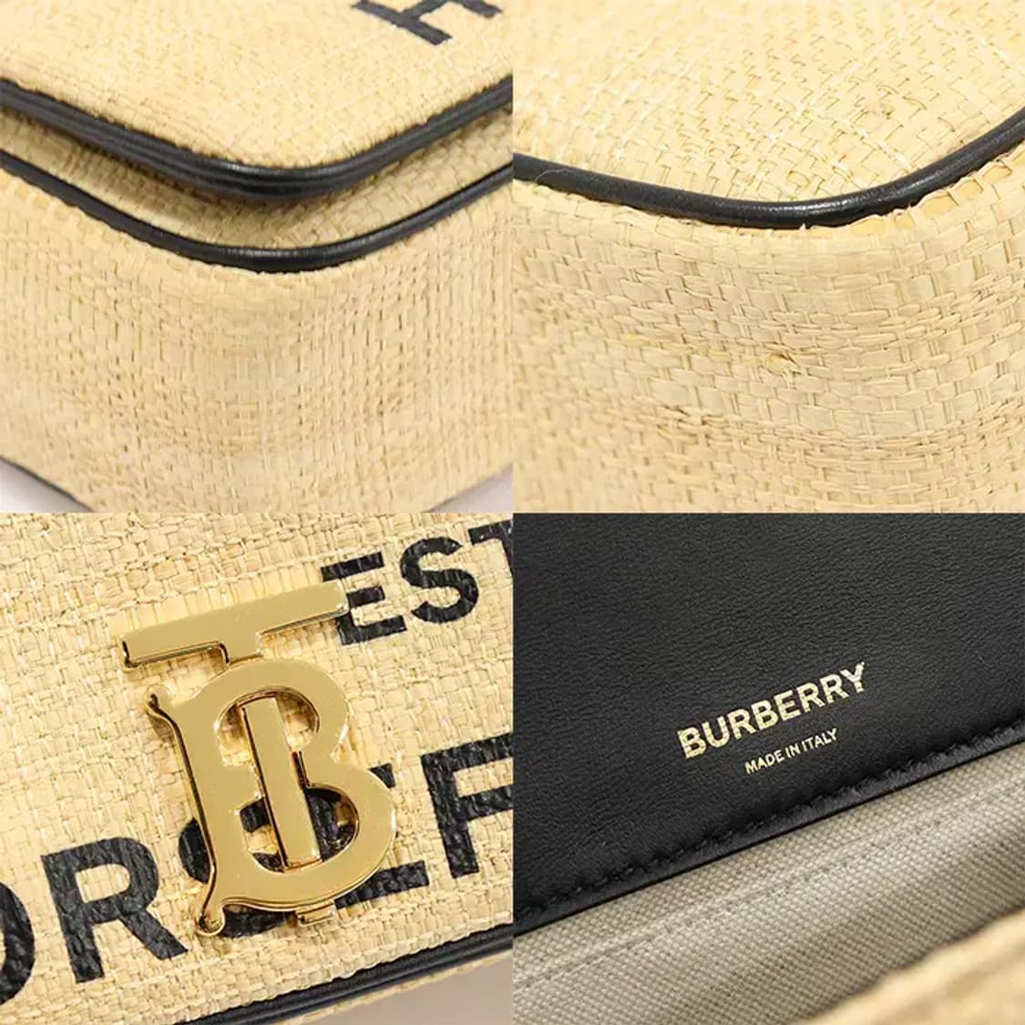 버버리 80302291 라피아 롤라 체인 숄더백 EP12919BU 상품이미지7