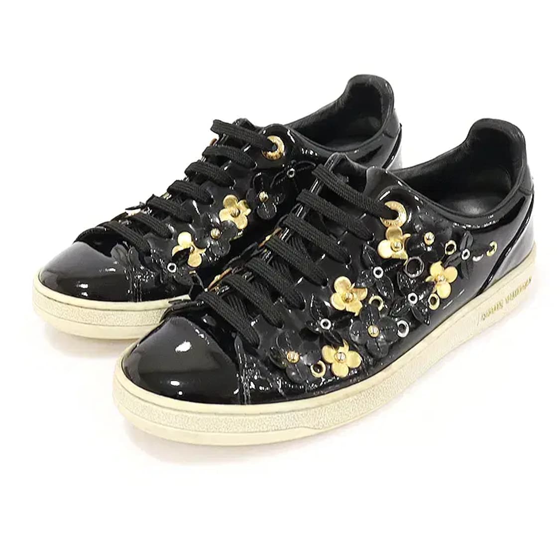 루이비통 블랙 페이던트 프론트로우 여성 스니커즈 EP39460LV 상품이미지2