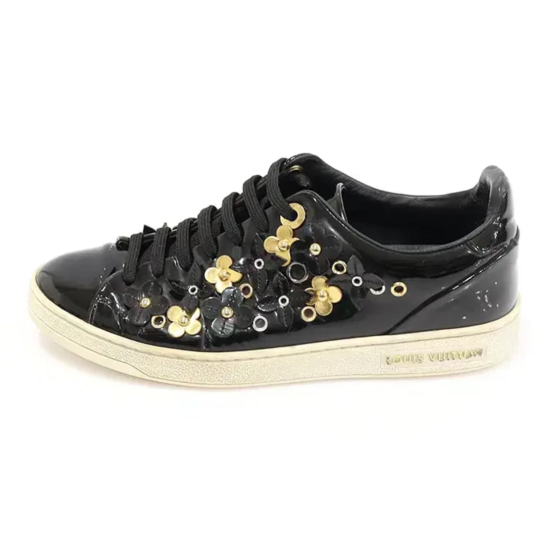 루이비통 블랙 페이던트 프론트로우 여성 스니커즈 EP39460LV 상품이미지3