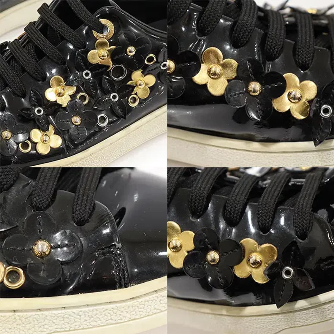 루이비통 블랙 페이던트 프론트로우 여성 스니커즈 EP39460LV 상품이미지6