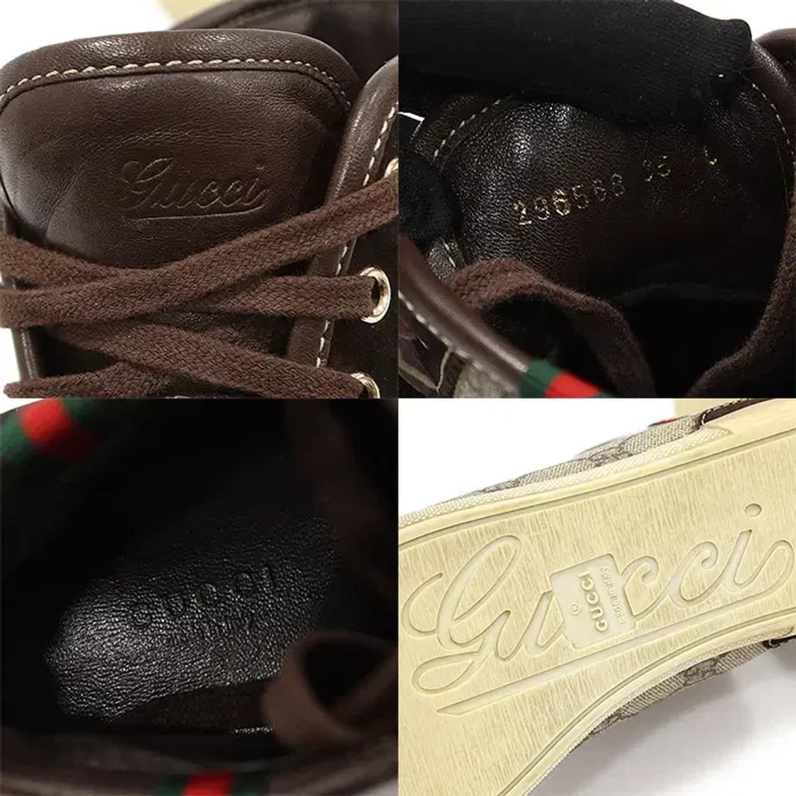 구찌 296568 GG 캔버스 하이탑 여성 스니커즈 EP66917GU 상품이미지7