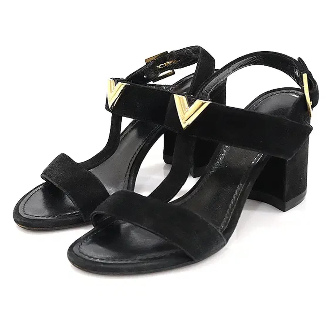 루이비통 1A29BB 블랙 바이아나 스트랩 여성 샌들 CO87952LV 상품이미지2