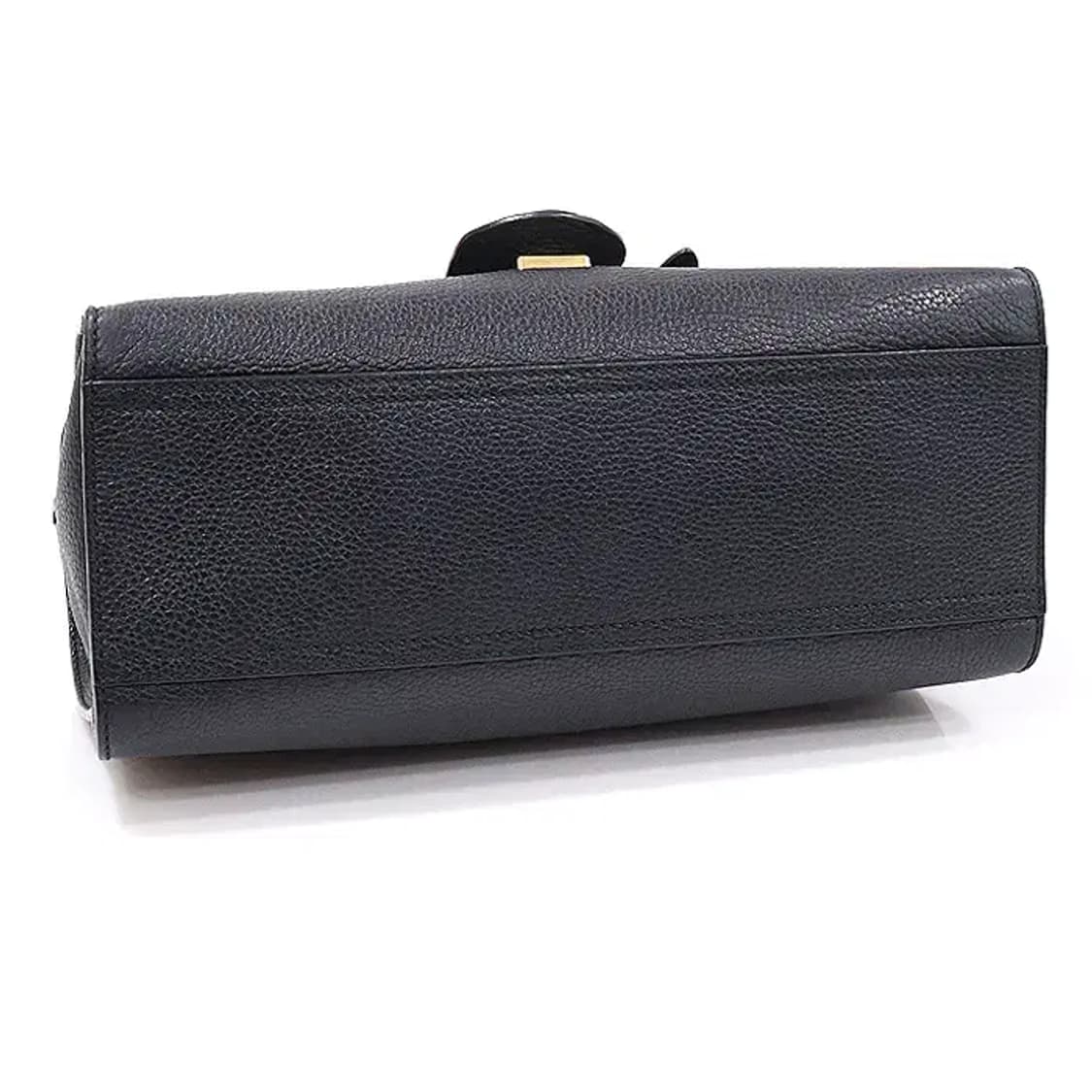 구찌 421890 블랙 레더 GG 마몽 스몰 탑 핸들 EP13709GU 상품이미지4