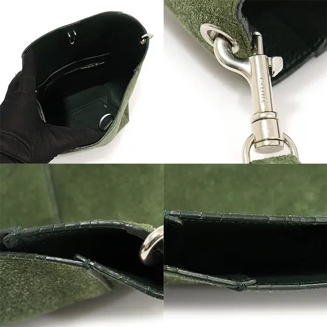 셀린느 178303AX3 그린 상글 스몰 버킷 숄더백 EP71600CE 상품이미지6