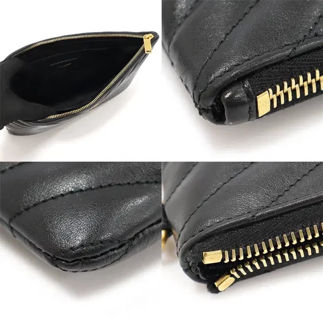 생로랑 559193 블랙 퀄팅 태블릿 뉴미듐 클러치 EP77200YSL 상품이미지6