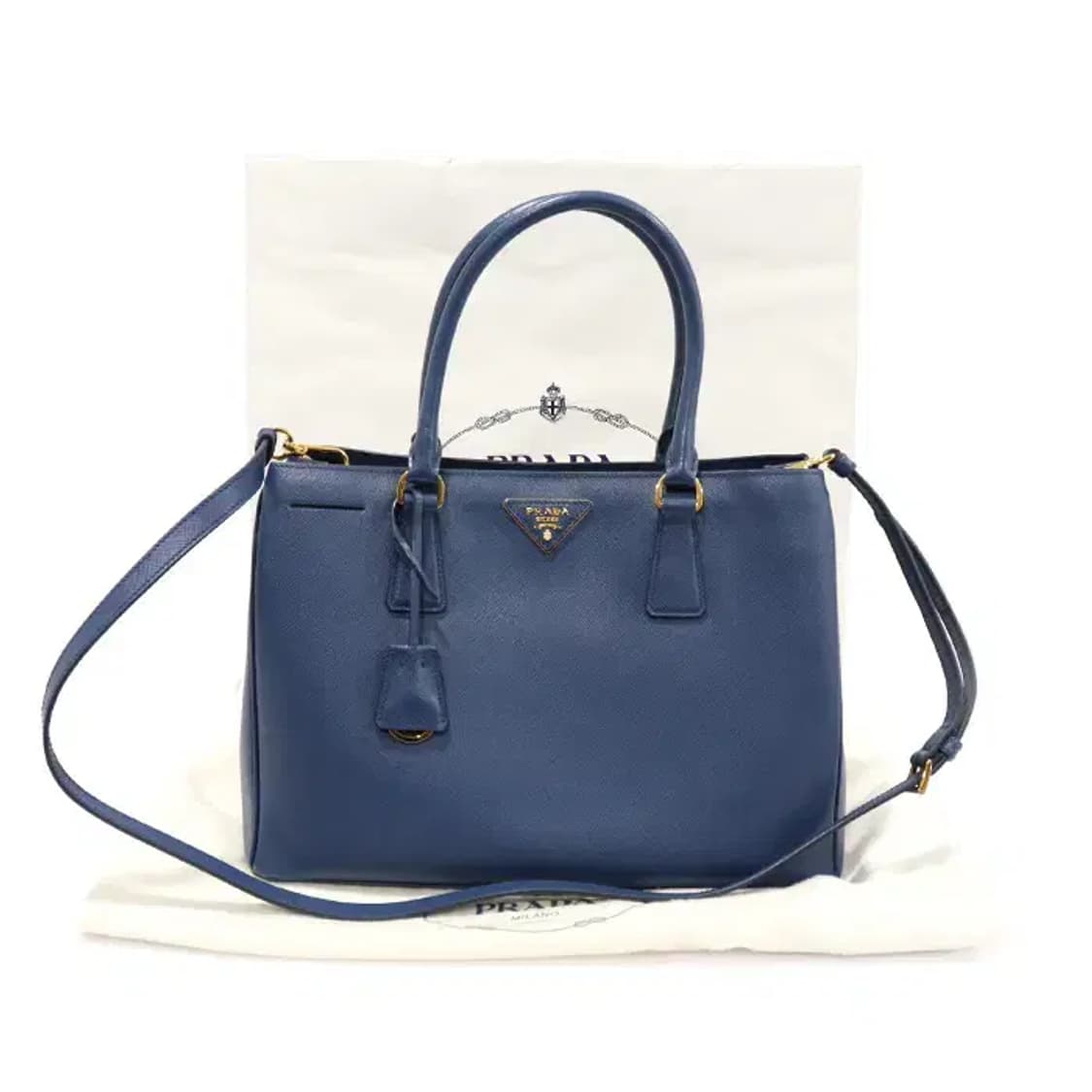 프라다 1BA874 사피아노 럭스 금장 로고 2WAY CO76035PR 상품이미지2