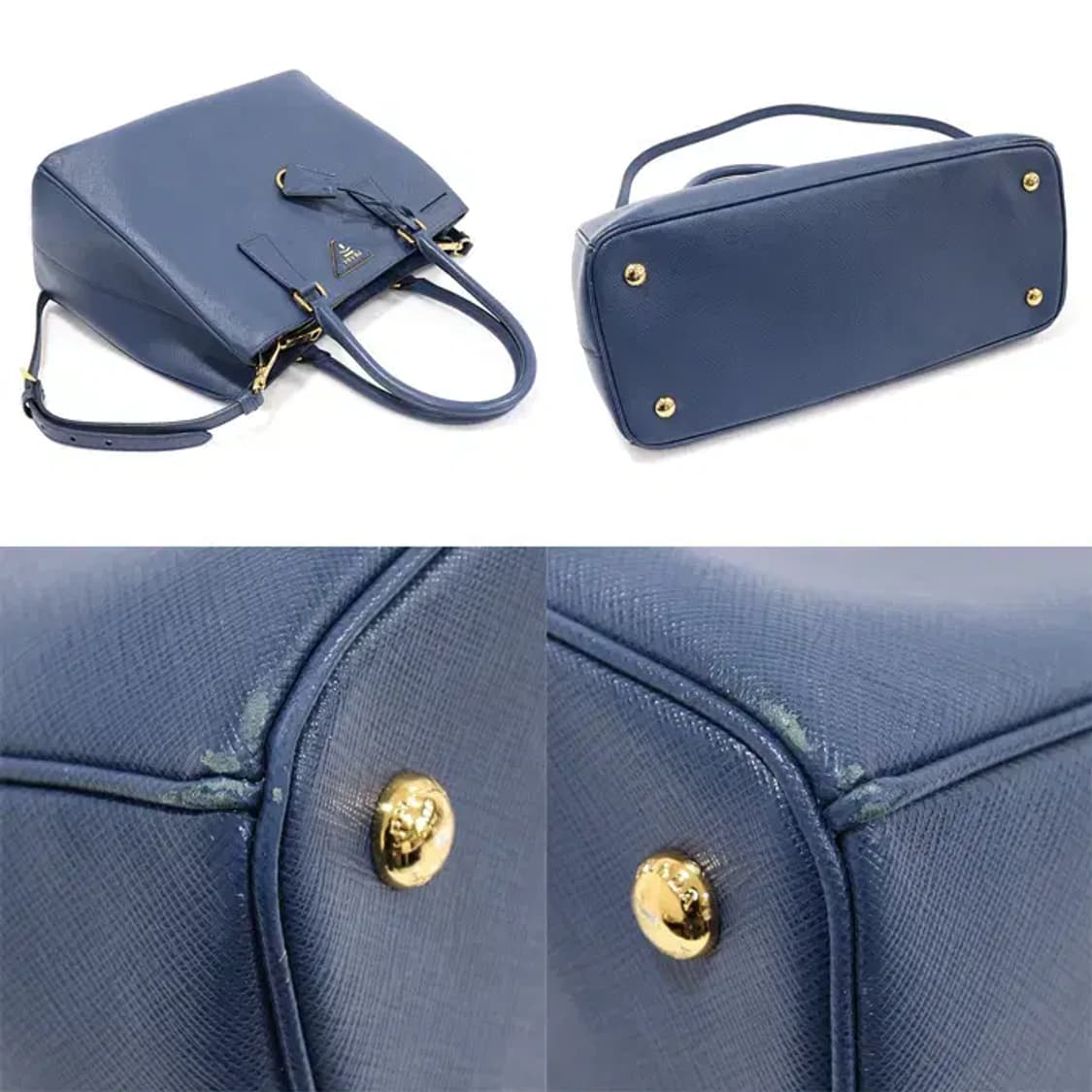 프라다 1BA874 사피아노 럭스 금장 로고 2WAY CO76035PR 상품이미지5