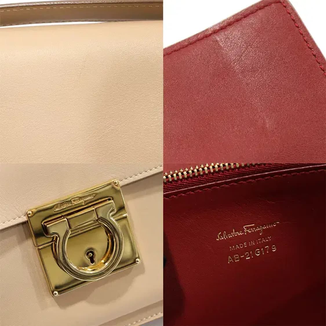 페라가모 21 G179 간치니 에일린 미디움 2WAY EP87147FE 상품이미지6