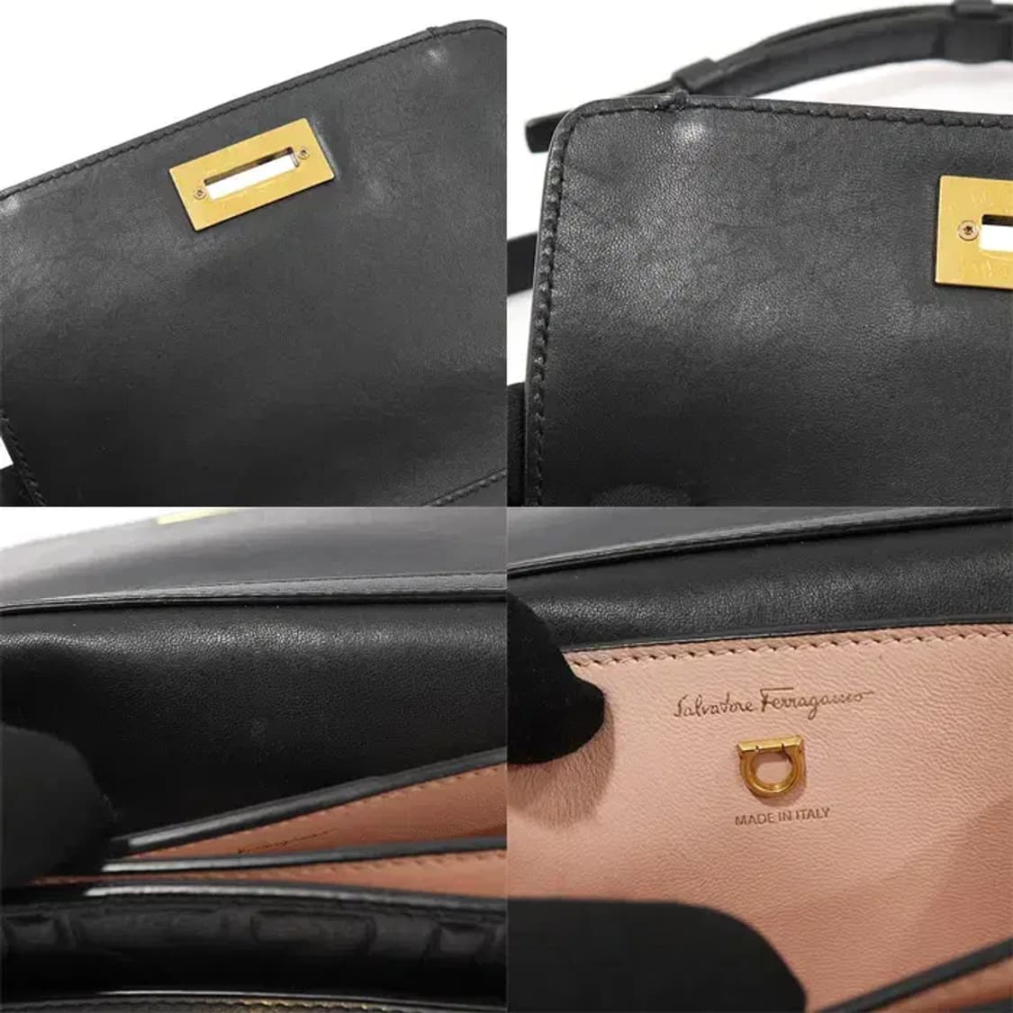 페라가모 21 I308 금장 간치니 트리폴리오 크로스백 EP70428FE 상품이미지7