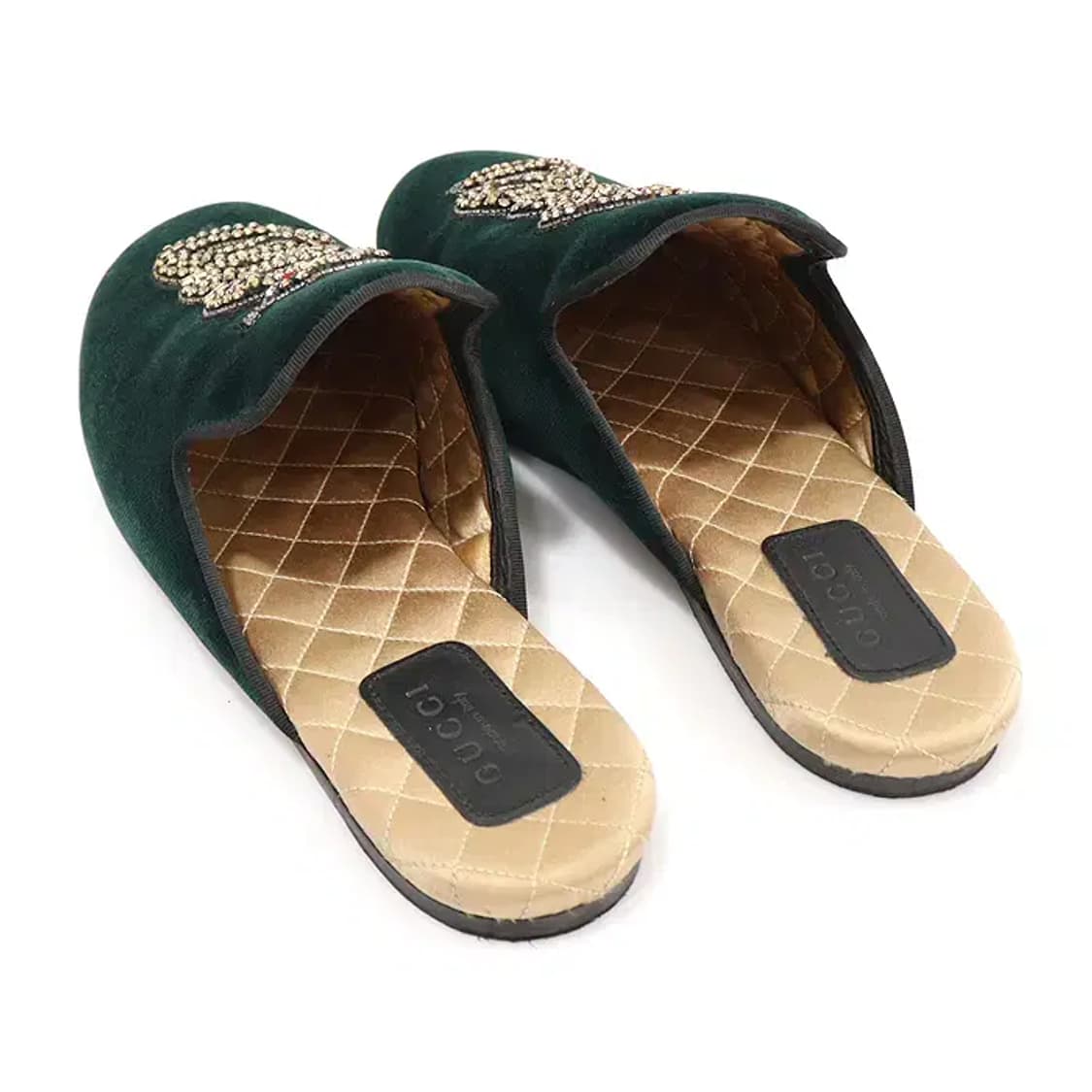 구찌 472161 벨벳 로렌스 이브닝 여성 뮬 슬리퍼 CO76742GU 상품이미지5