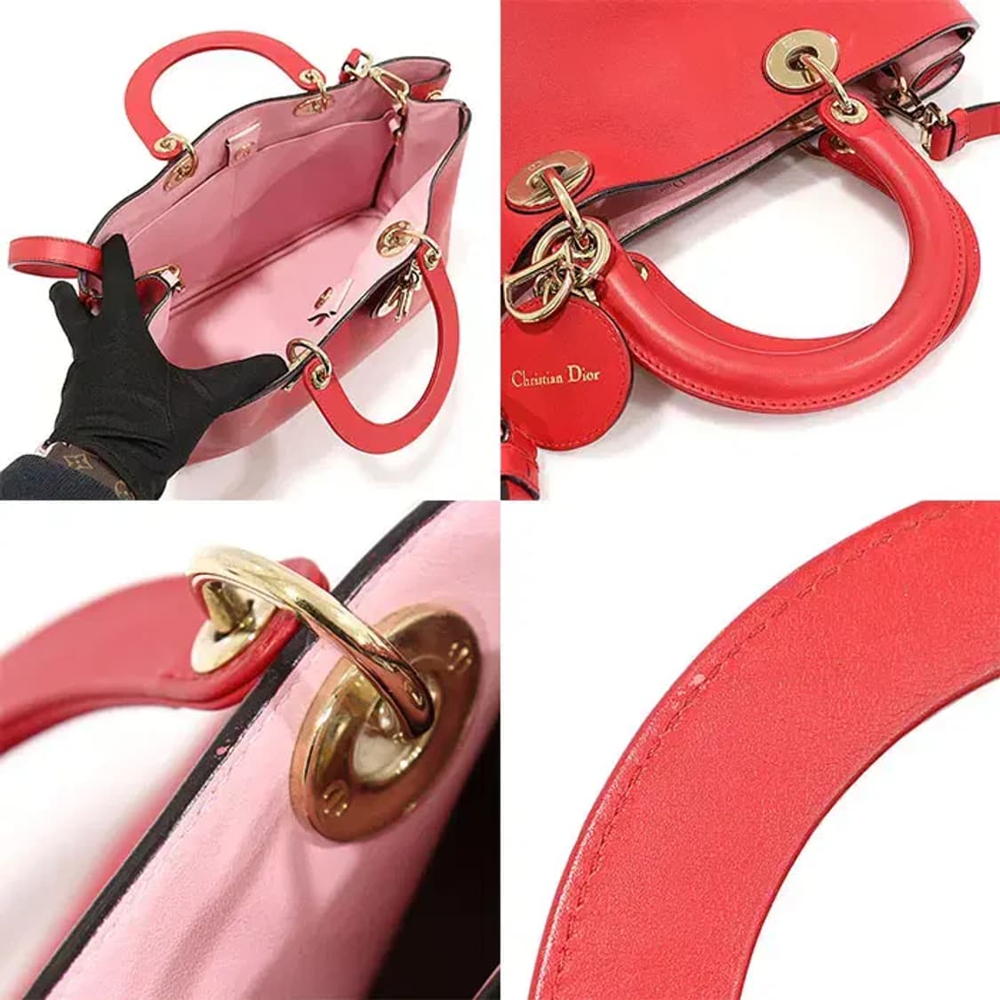 디올 M0901PVPU 레드 디오르시모 라지 2WAY EP44313CD 상품이미지5