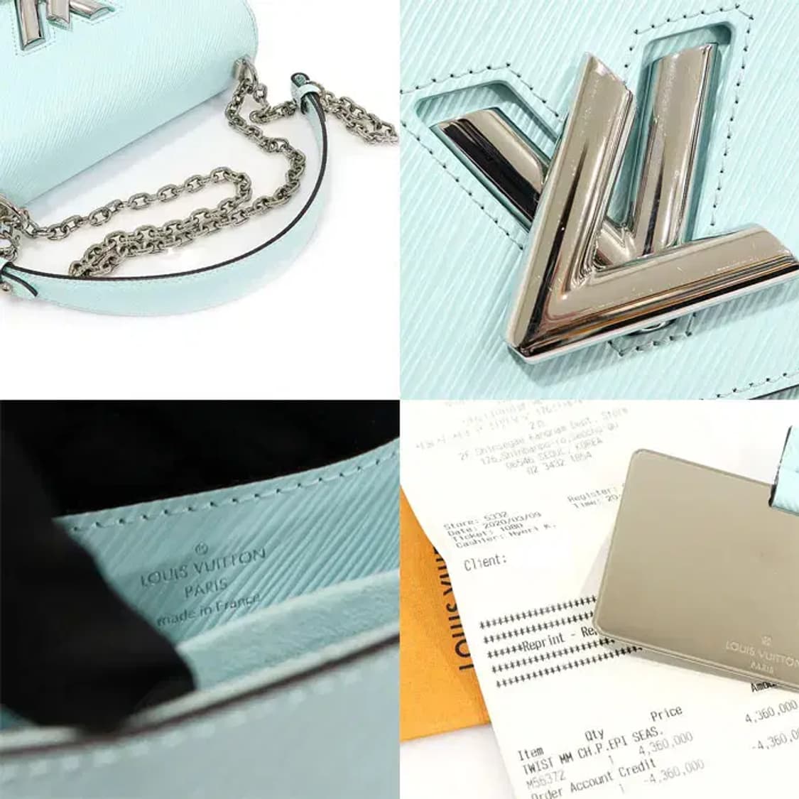 루이비통 M56372 에삐 레더 트위스트 MM 숄더백 CO17668LVC 상품이미지6