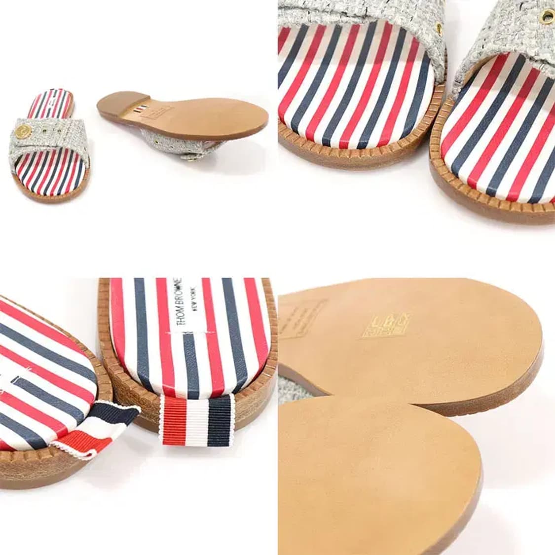 톰브라운 FFF165AF0512035 트위드 슬리퍼 CO23637ETC 상품이미지6