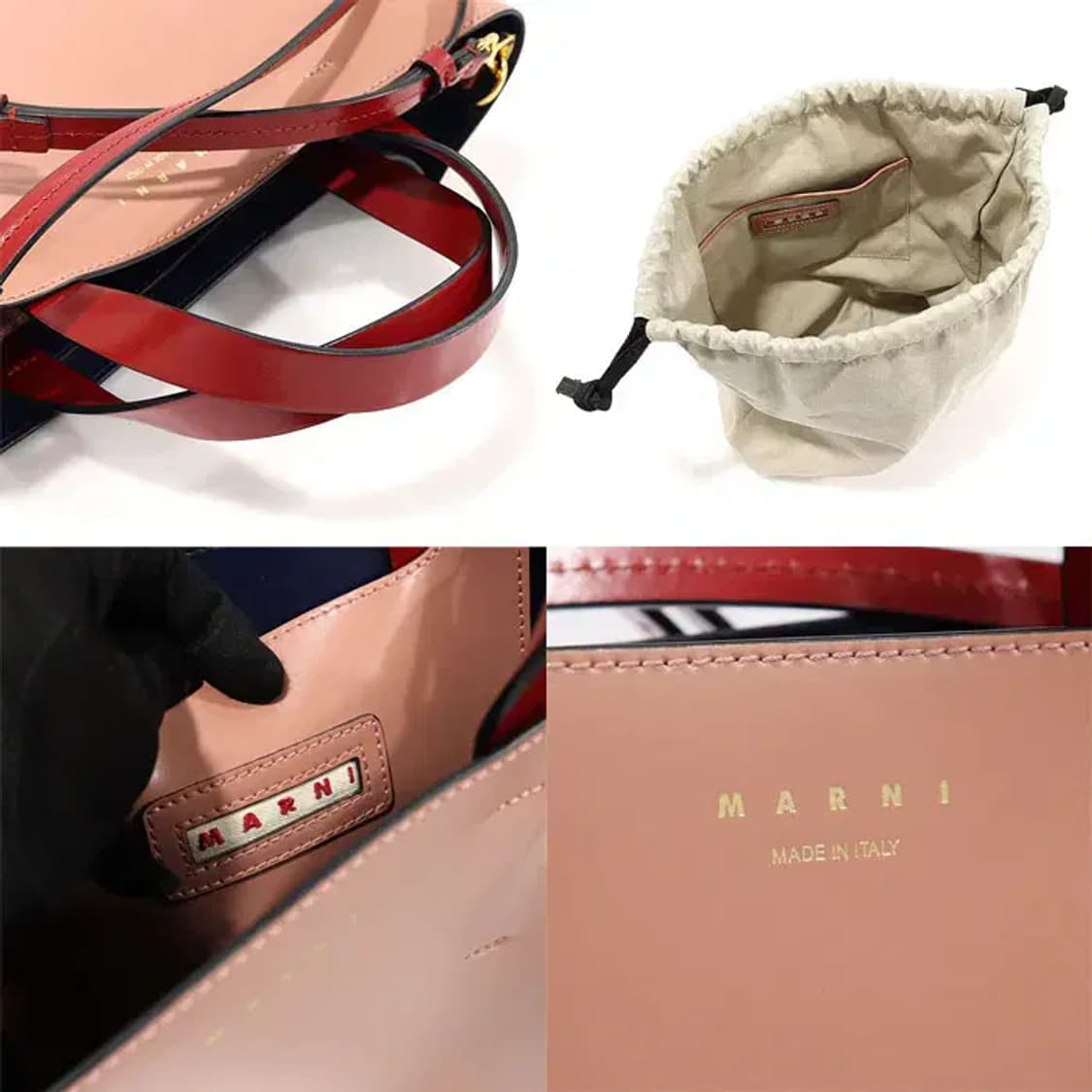 마르니 SHMPV01TY0LV639 뮤제오 스몰 EP18151ETC 상품이미지7