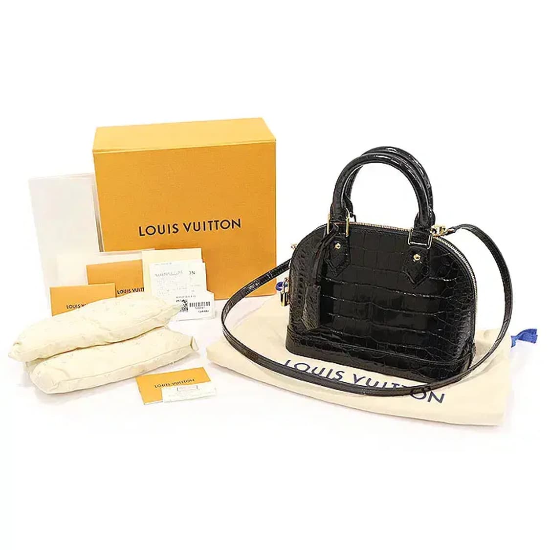 루이비통 N90897 블랙 크로커다일 레더 알마 BB CO43798LVC 상품이미지2