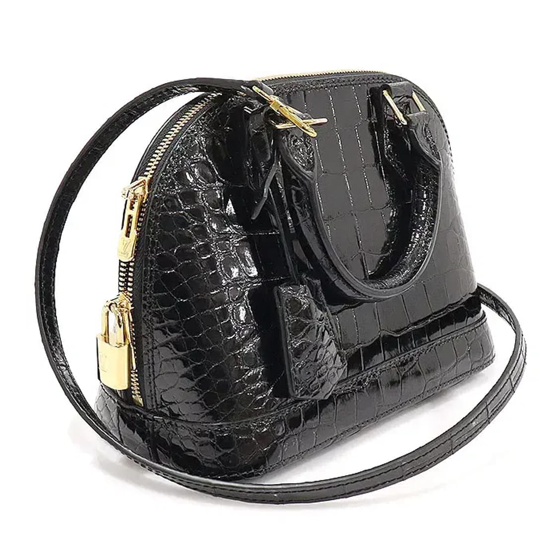 루이비통 N90897 블랙 크로커다일 레더 알마 BB CO43798LVC 상품이미지3
