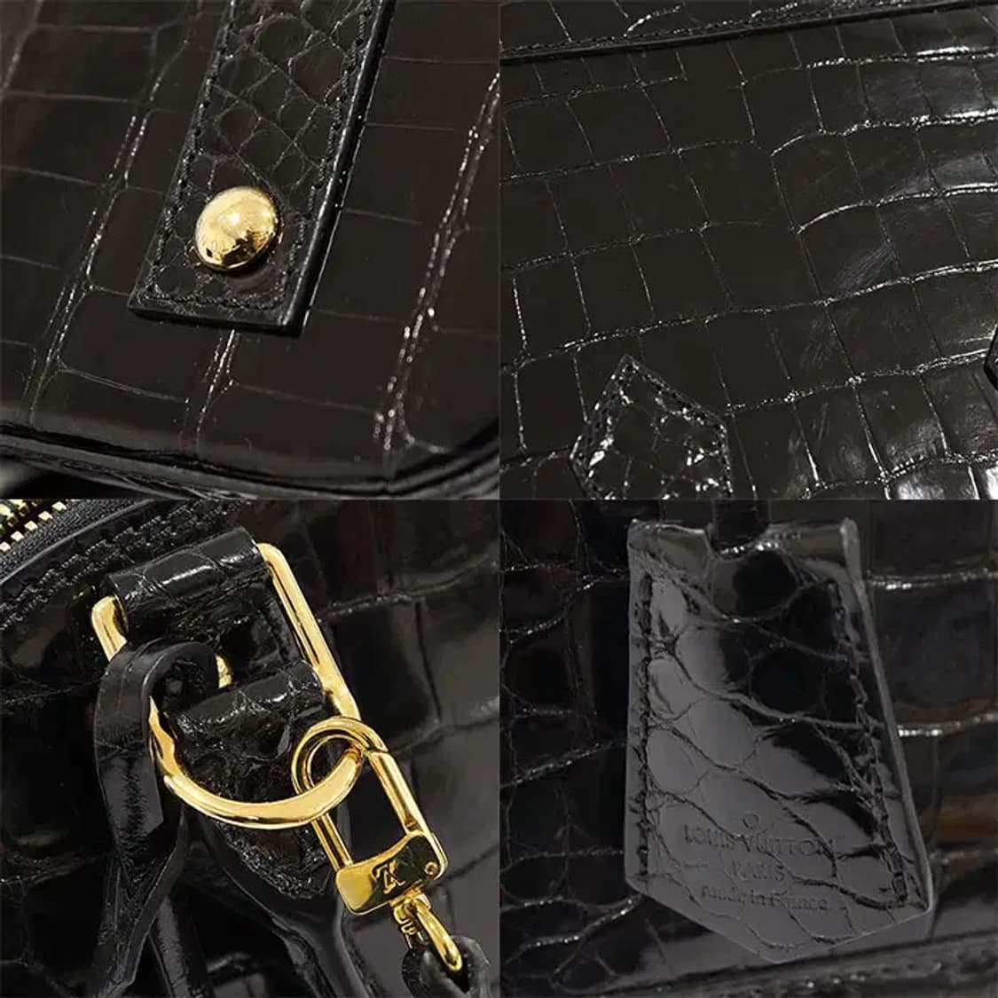 루이비통 N90897 블랙 크로커다일 레더 알마 BB CO43798LVC 상품이미지6