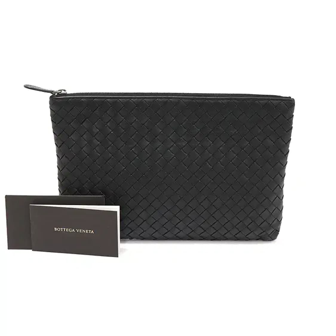 보테가베네타 522429 블랙 미디움 파우치 클러치 CO23148BO 상품이미지2