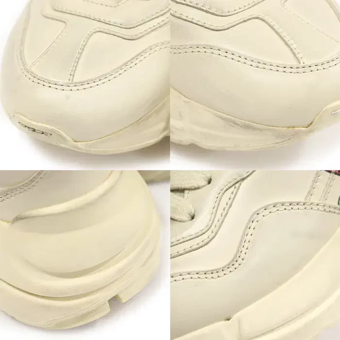 구찌 703814 아이보리 레더 라이톤 여성 스니커즈 CO93794GU 상품이미지6