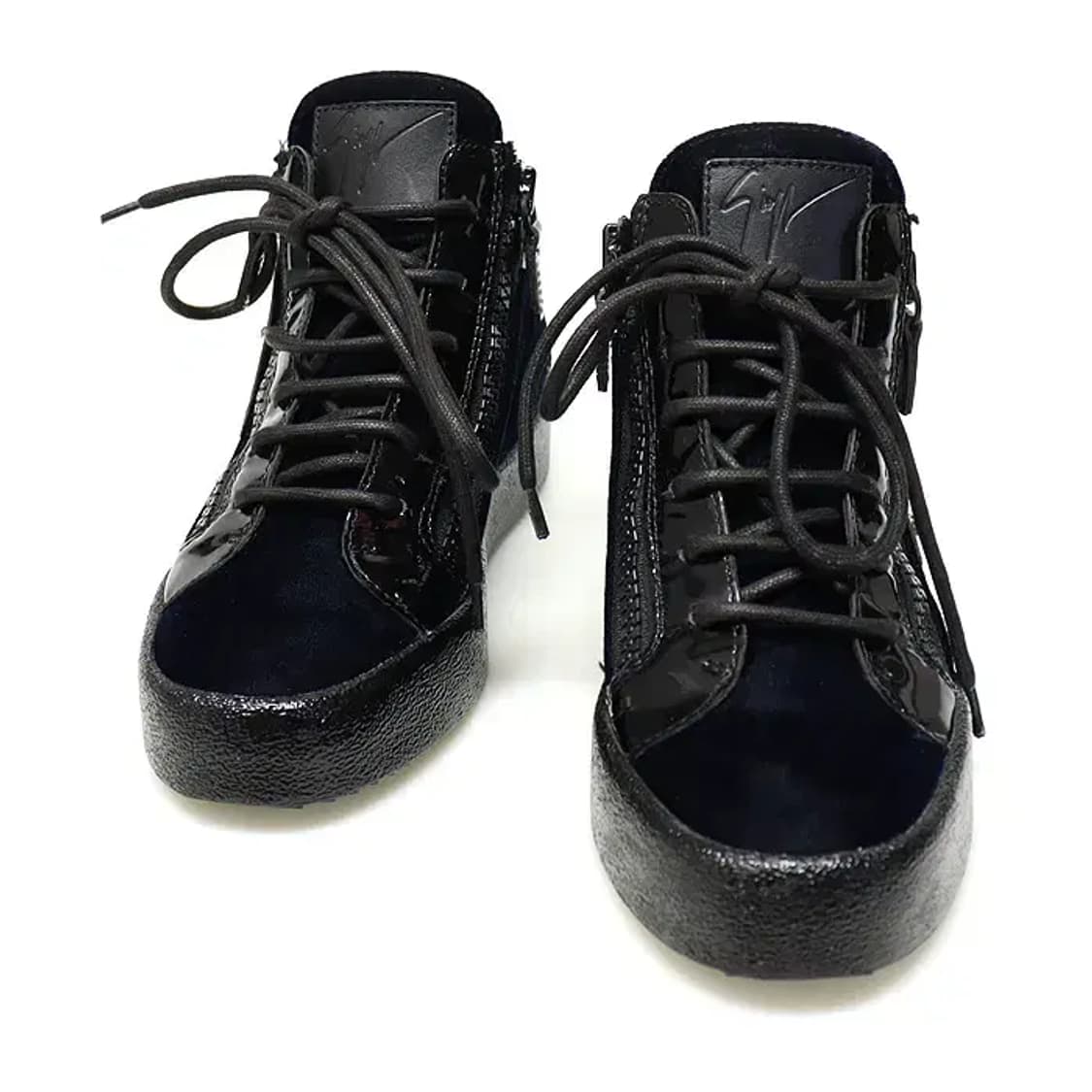 쥬세페자노티 네이비 벨벳 하이탑 여성 스니커즈 97061ETC 상품이미지1