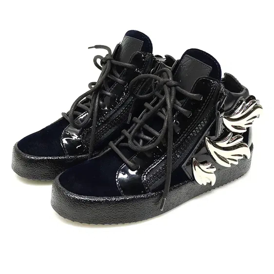 쥬세페자노티 네이비 벨벳 하이탑 여성 스니커즈 97061ETC 상품이미지2