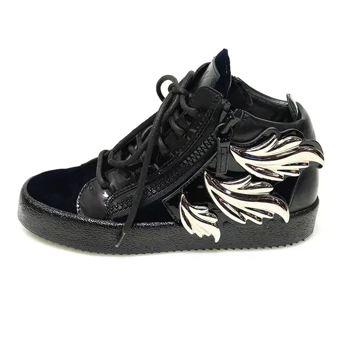 쥬세페자노티 네이비 벨벳 하이탑 여성 스니커즈 97061ETC 상품이미지3