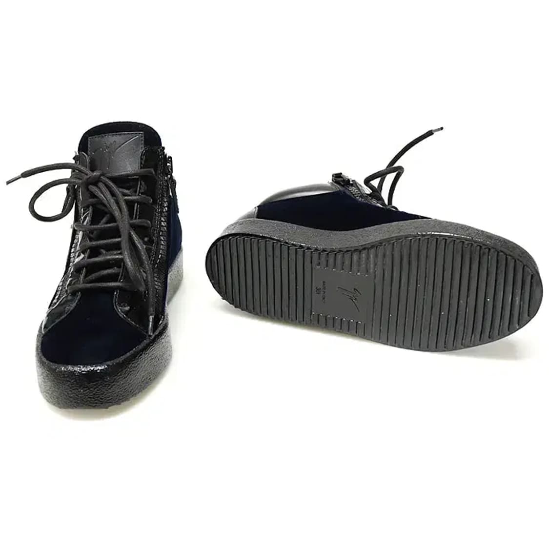 쥬세페자노티 네이비 벨벳 하이탑 여성 스니커즈 97061ETC 상품이미지5