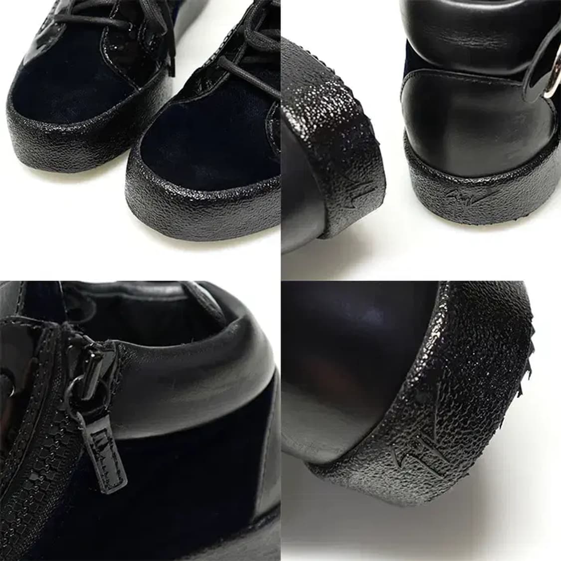 쥬세페자노티 네이비 벨벳 하이탑 여성 스니커즈 97061ETC 상품이미지6