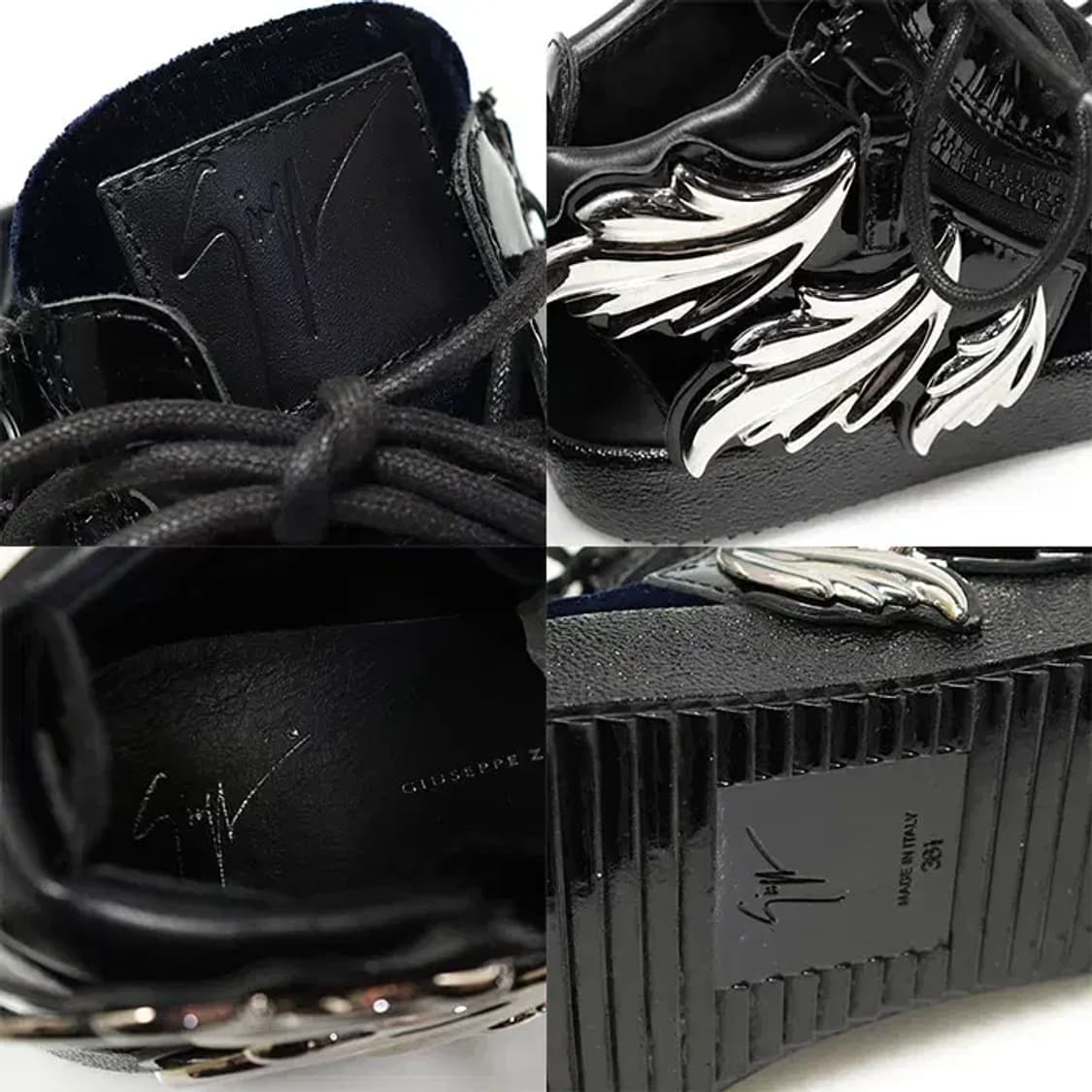 쥬세페자노티 네이비 벨벳 하이탑 여성 스니커즈 97061ETC 상품이미지7