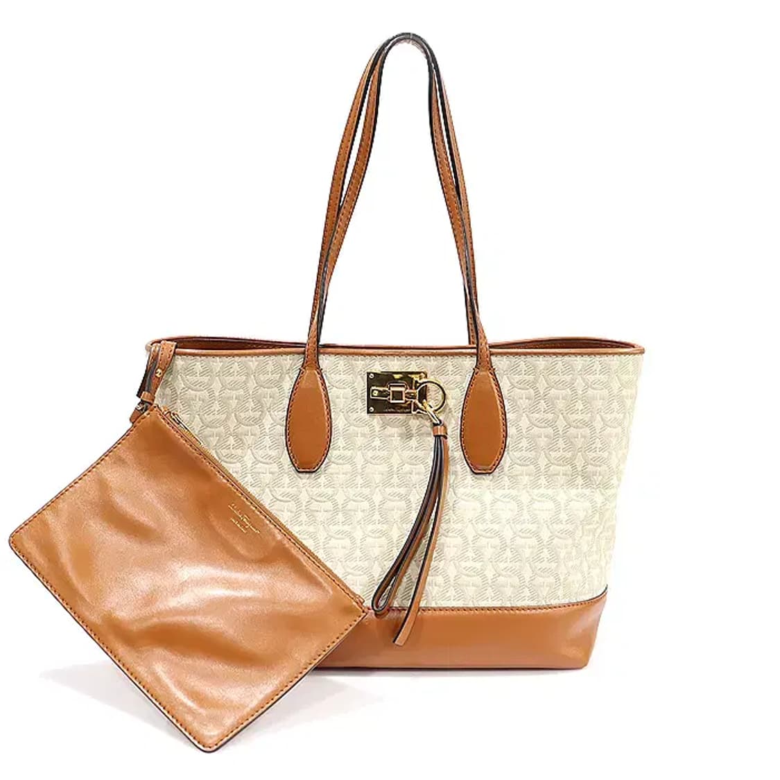 페라가모 21 H663 아이보리 스튜디오 토트 숄더백 EP10559FE 상품이미지1