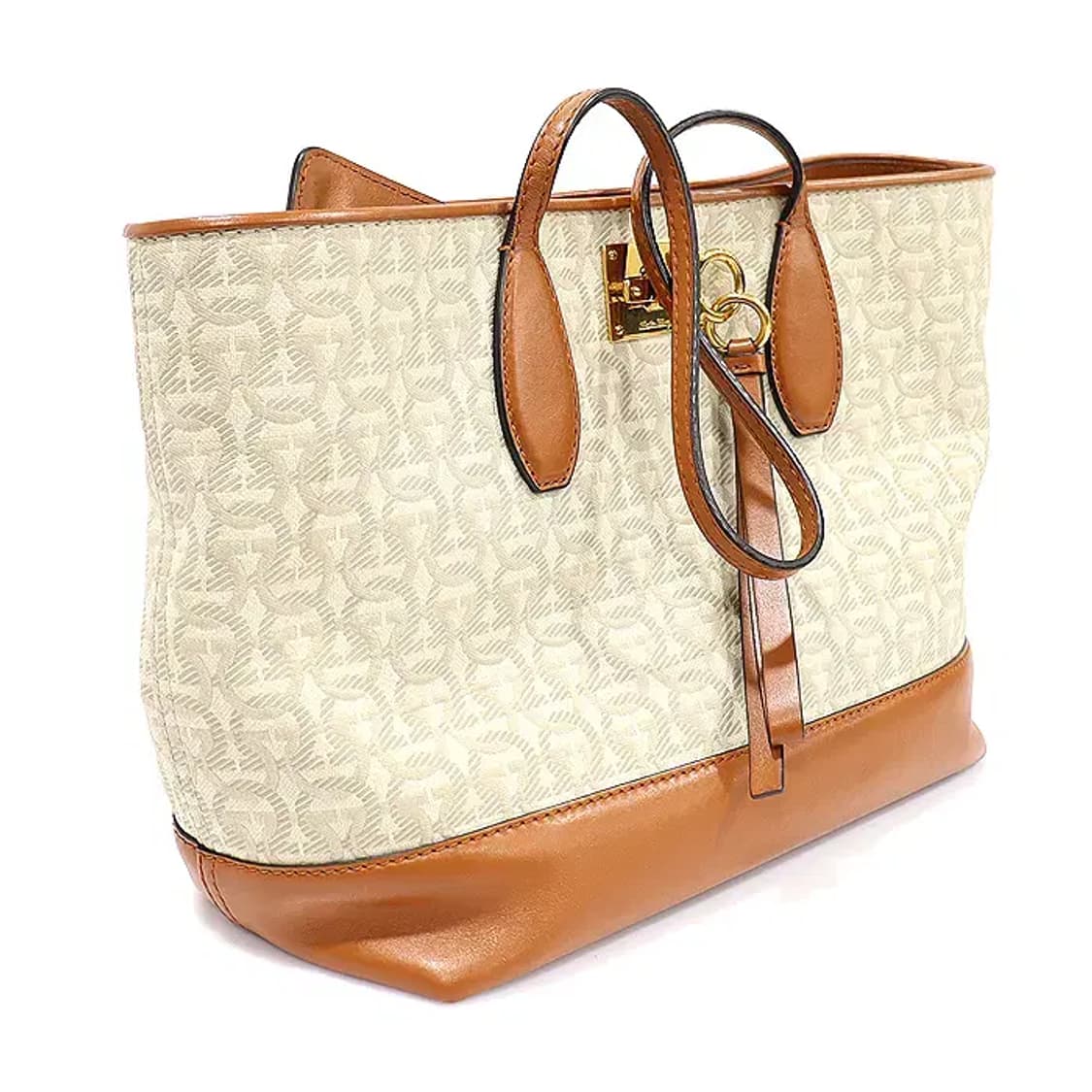 페라가모 21 H663 아이보리 스튜디오 토트 숄더백 EP10559FE 상품이미지3